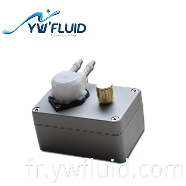 Ywfluid 24v Small Laboratory Chemical Dispensing Systems Test Équipement de tube Pompe piézoélectrique